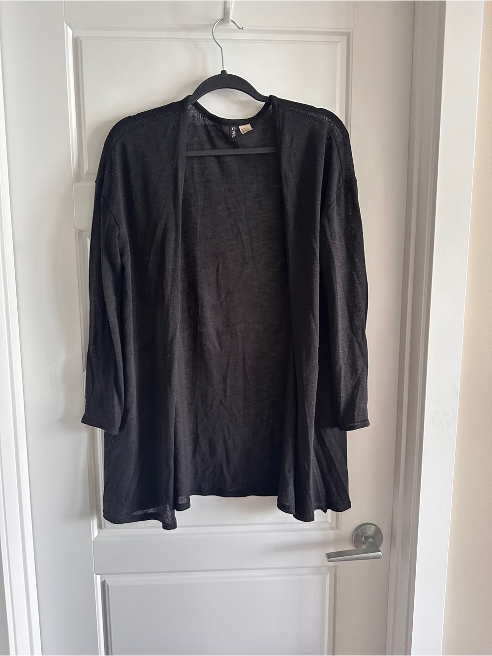 H&M Black Open-Front Women’s Cardigan Sweater size S